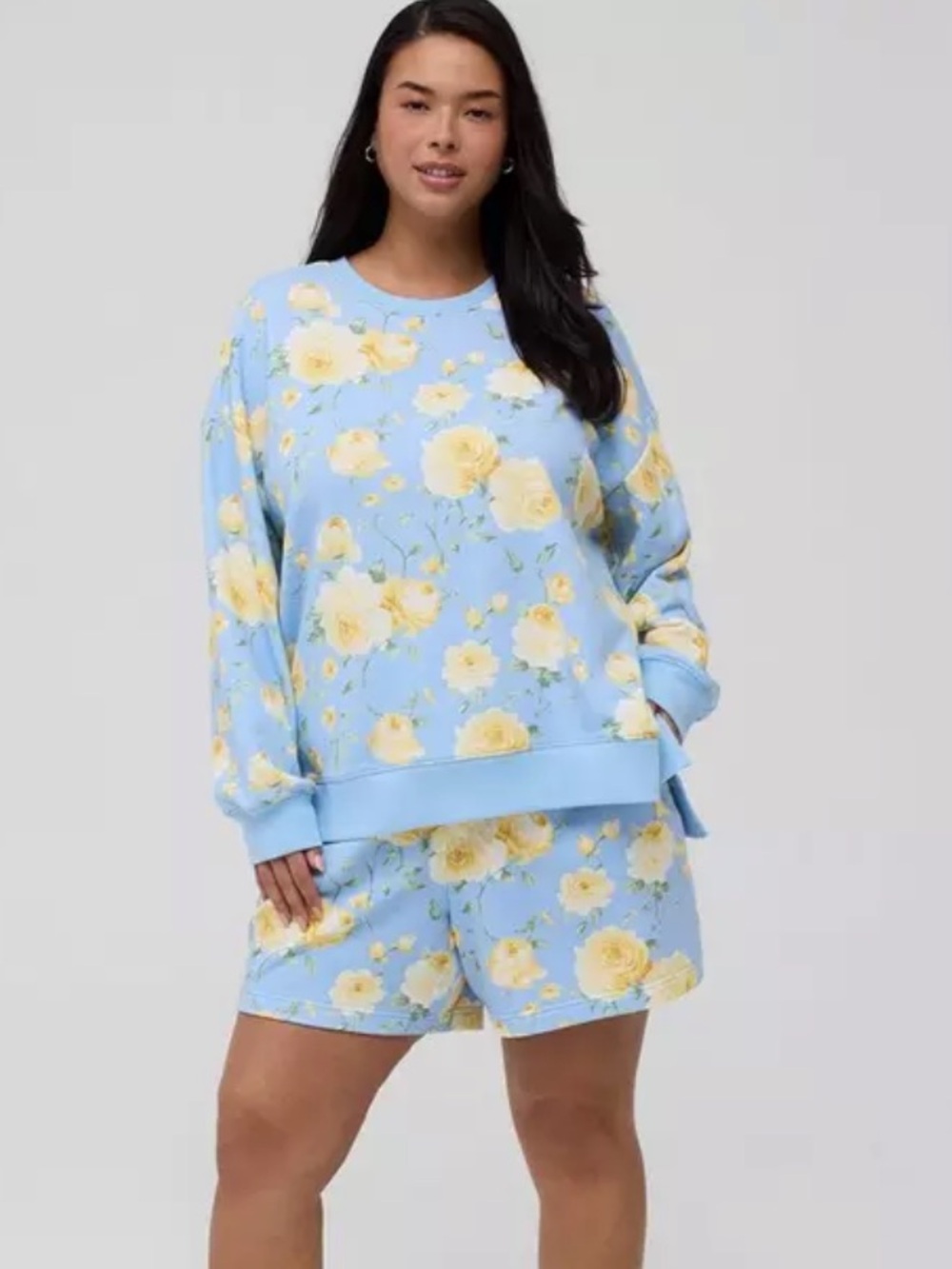 Torrid Floral French Terry Drop Shoulder Sweatshirt NWT 1X SOLD OUT!